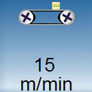 Velocidad de avance (m/min) Velocidad de avance (m/min)