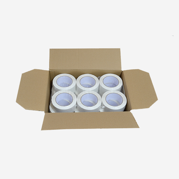 Caja Cinta adhesiva polipropileno solvente blanco 48 mm x 132 m
