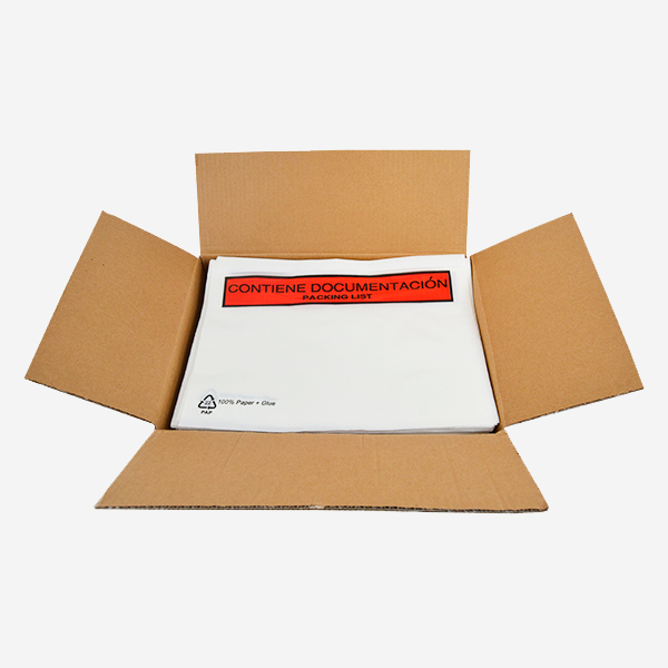Caja de sobres frontal