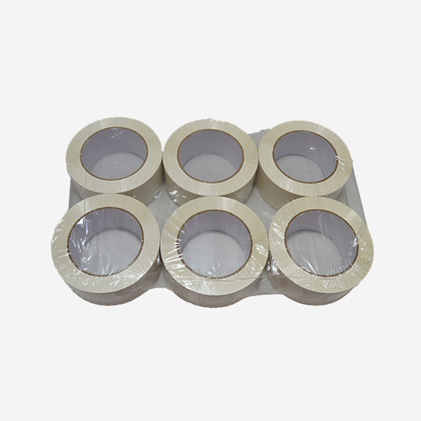 Pack Cinta adhesiva polipropileno solvente blanco 48 mm x 132 m