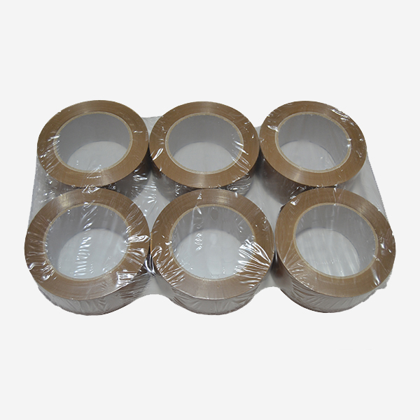 Pack Cinta adhesiva polipropileno solvente marrón 48 mm x 132 m