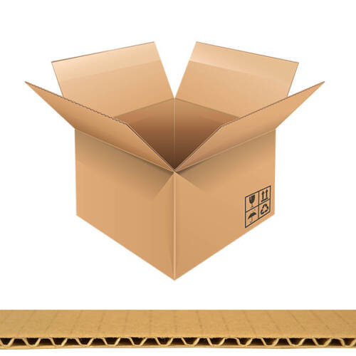 Cajas de cartón de canal simple