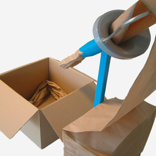 Dispensador de relleno Fillpak M, relleno protección y cajas