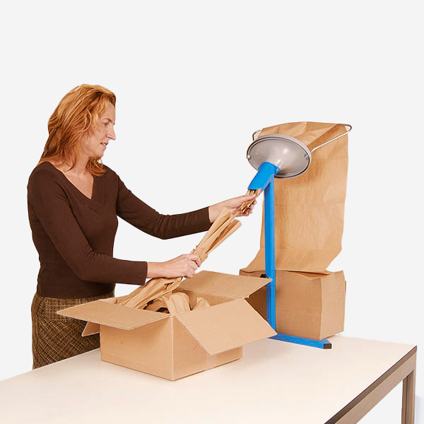 Dispensador de relleno Fillpak M, relleno protección y cajas