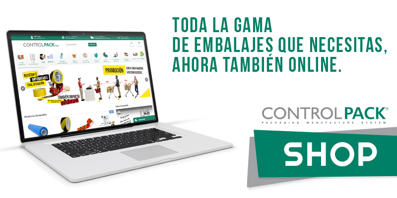 Amplio catálogo de productos y materiales de embalaje en la tienda online de Controlpack