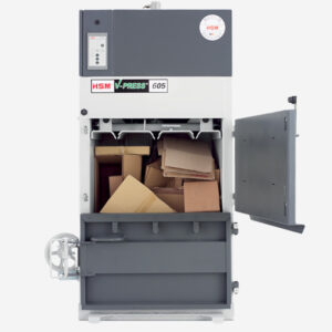 Compactadora V-Press 605 abierta