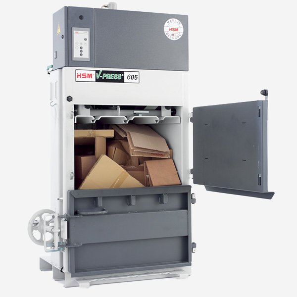 Compactadora V-Press 605 lateral