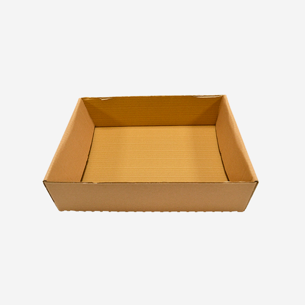 Caja automontable económica sin tapa superior