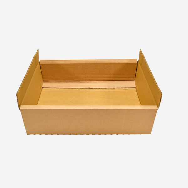 Caja cartón abierta barata y fácil de montar
