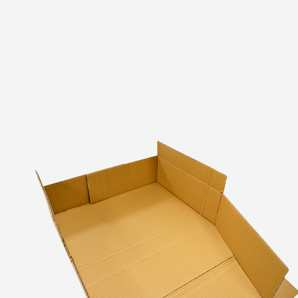 Detalle caja cartón automontable fácil