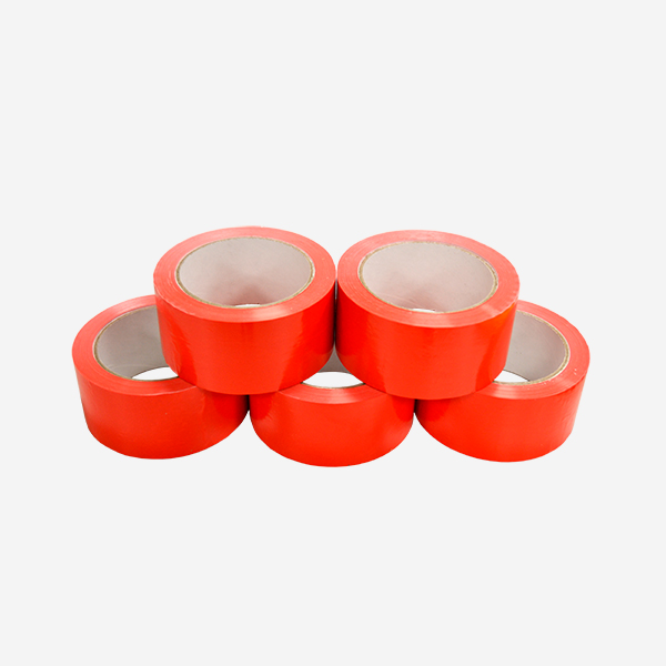 Agrupacion Cinta adhesiva PVC 50x66 color rojo