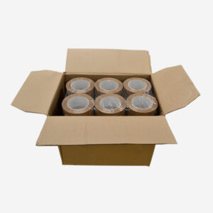 Caja Cinta adhesiva PVC 50x132 marrón