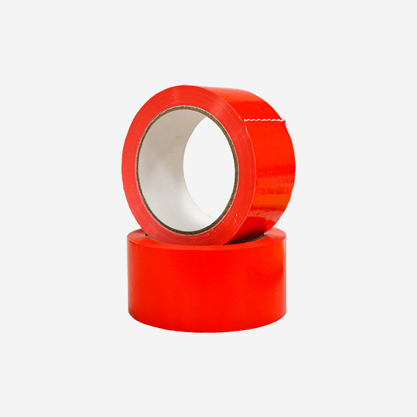 Cinta adhesiva PVC 50x66 color rojo