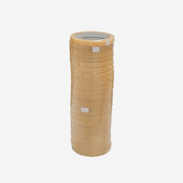 Cinta adhesiva PVC 12x66 transparente envuelto