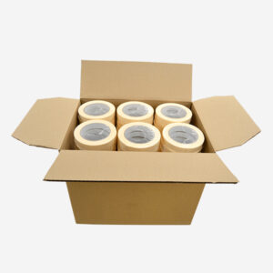 Caja de Cinta carrocero 19 mm x 45 m color blanco