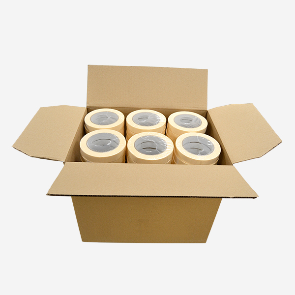 Caja de Cinta carrocero 19 mm x 45 m color blanco