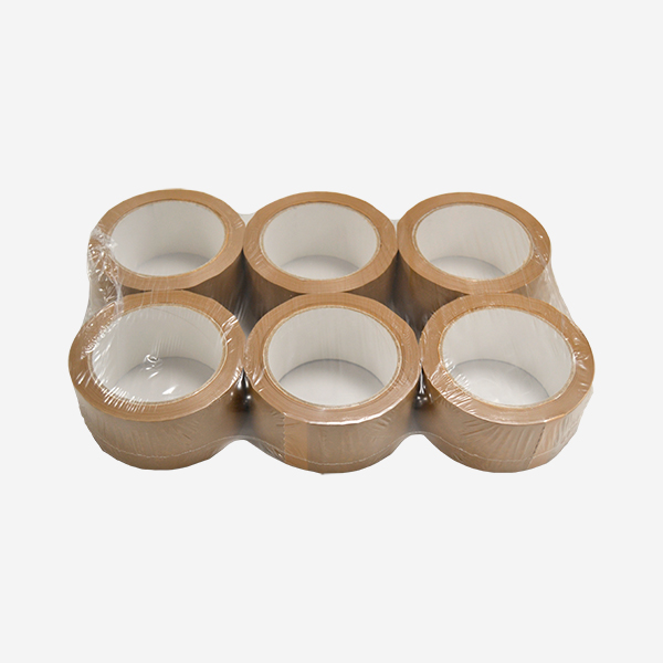 Pack Cinta adhesiva PVC 50x66 marrón