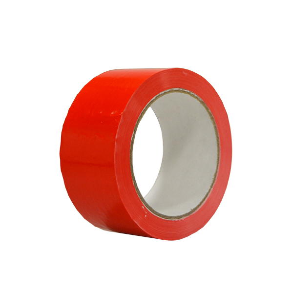 TYM 66120 Cinta adhesiva PVC texto RECHAZADO en color rojo 50 mm x 66 m