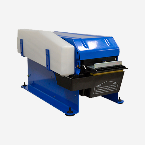 dispensador manual papel engomado lateral izquierdo
