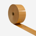Cinta de papel kraft engomado marrón liso 60 mm x 200 m 60 gr.