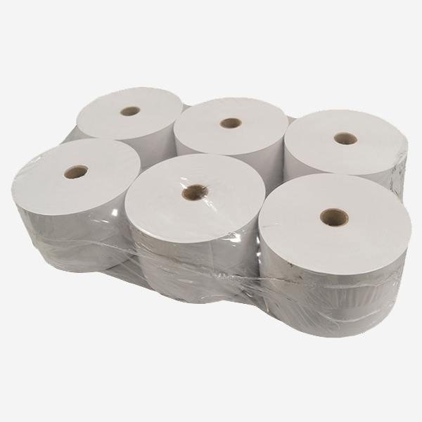 Pack de Cinta de papel engomado blanco liso 48 mm x 200m 70 gr.