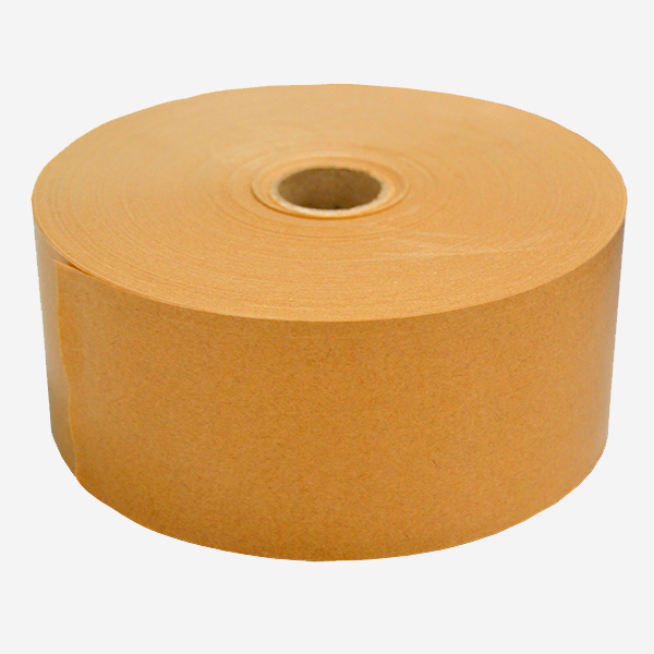 Unidad de Cinta de papel kraft engomado marrón liso 60 mm x 200 m 60 gr.