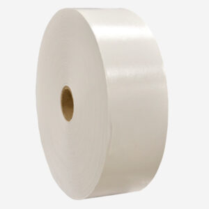 Rollo Cinta de papel engomado blanco liso 48 mm x 200m 70 gr.