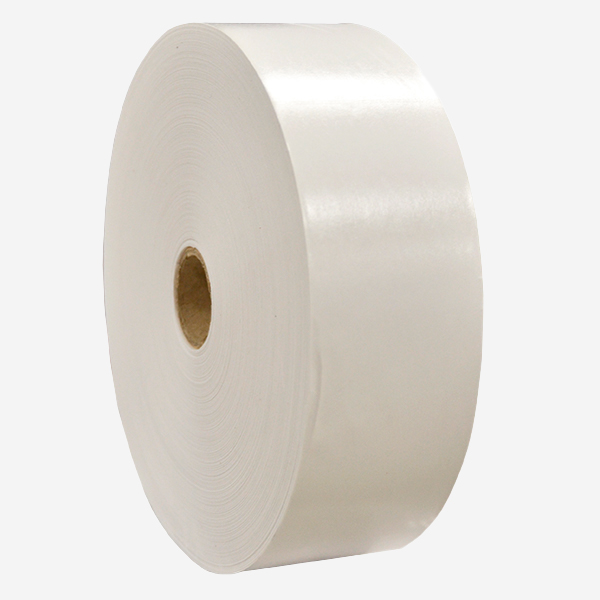 Rollo Cinta de papel engomado blanco liso 48 mm x 200m 70 gr.