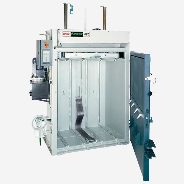 Compactadora V-Press 820 vacia