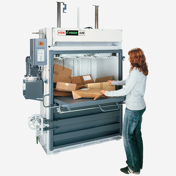 Compactadora V-Press 820 accionamiento