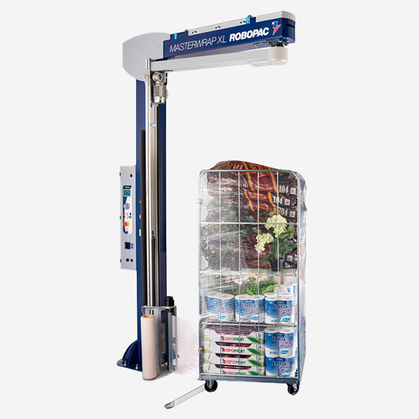 Enfardadora semiautomática de brazo