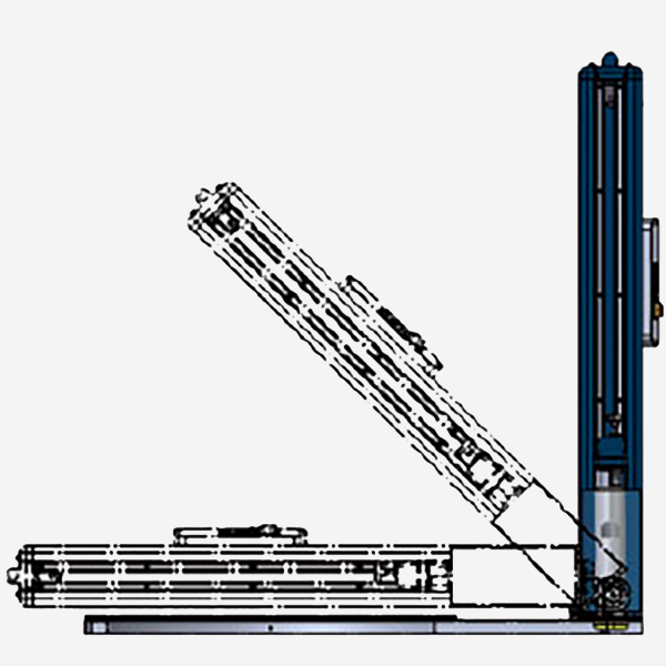 Enfardadora Rotoplat 708 detalle montaje