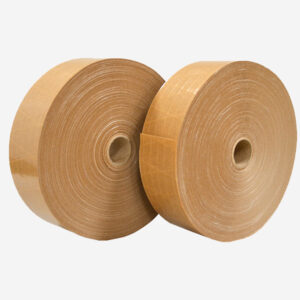 Rollos Papel engomado marrón reforzado 70 mm x 150 m