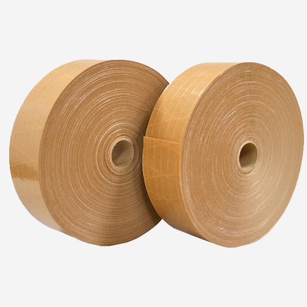Rollos Papel engomado marrón reforzado 70 mm x 150 m