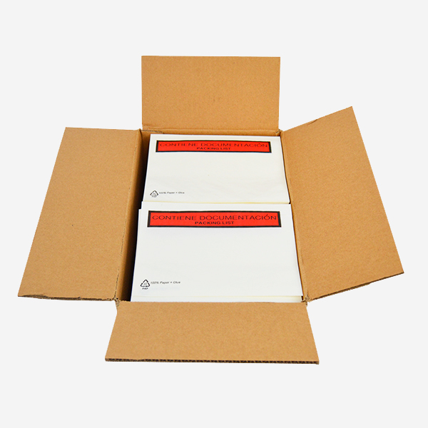 Caja de sobres frontal