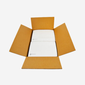 Caja sobres frontal