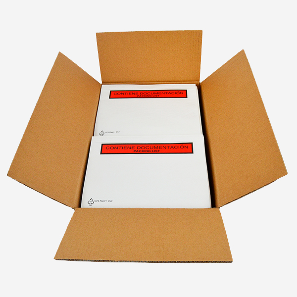 Caja de sobres frontal
