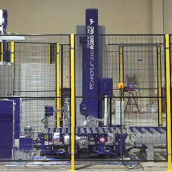 Línea de enfardado y etiquetado automáticos implantada por Controlpack en la factoría de Mondelez en Granollers (Barcelona)