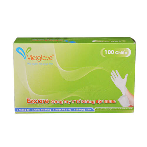 guantes de vinilo blanco