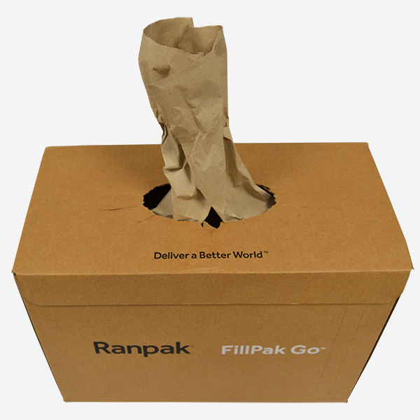 Dispensador Ranpak Fillpak Go superior papel
