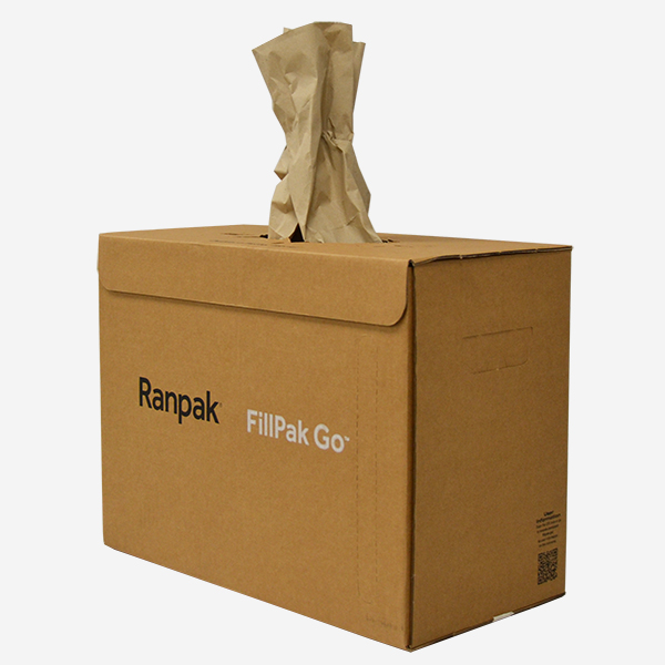 Dispensador Ranpak Fillpak Go lateral derecho papel