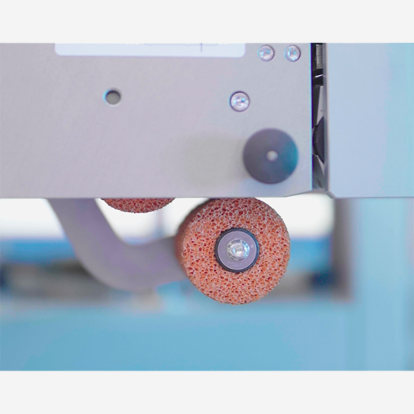 Precintadora para papel engomado detalle cabezal