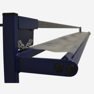 Portarollos para cortar láminas cubrepalets de 150 cm cortador