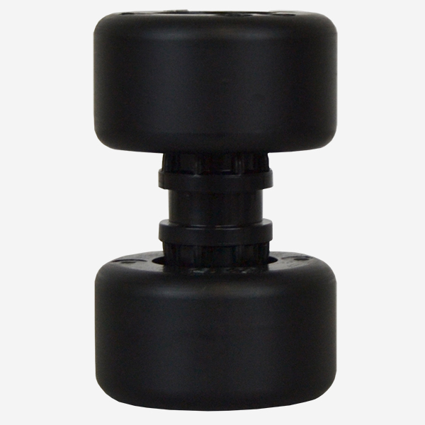 Doble rueda de apoyo plataforma frontal