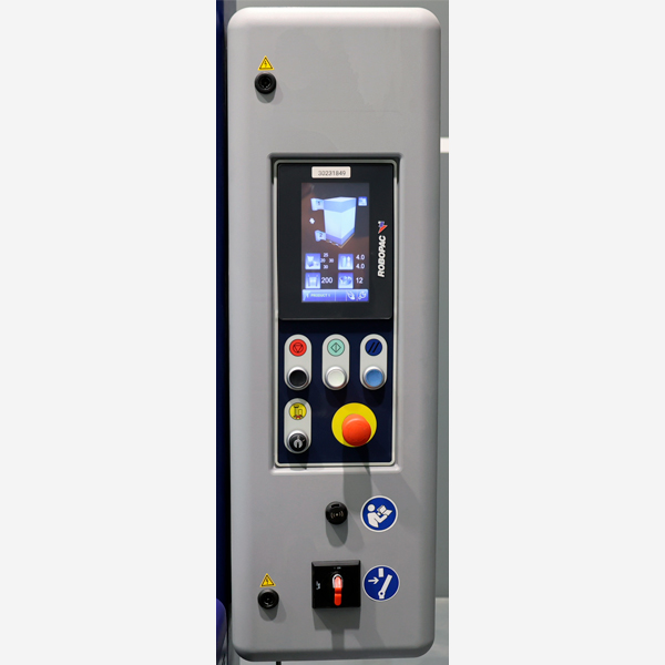 Rotoplat 708 PVS con mástil de 2.200 mm de ocasión panel de control