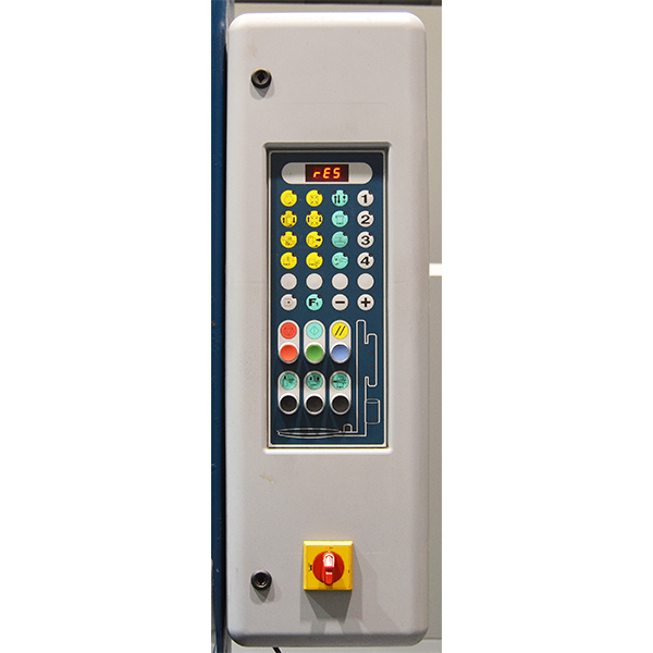 Enfardadora Rotoplat 507 PFS panel de control