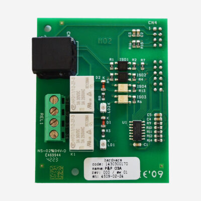 Placa de control de relés y de la pantalla