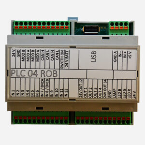 PLC (Controlador Lógico Programable) del carro portabobina