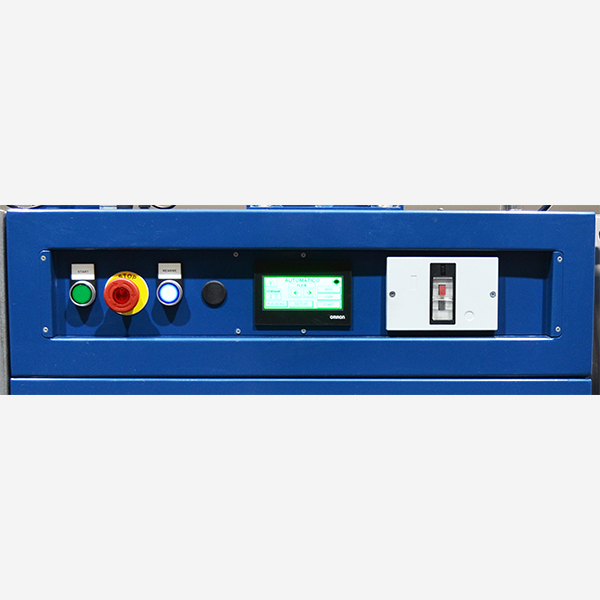 Flejadora automática lateral modelo 2000 panel de control