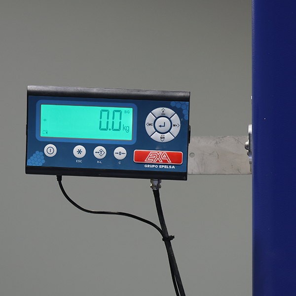 Ecoplat Base 1.650 con mástil de 2.200 mm bascula